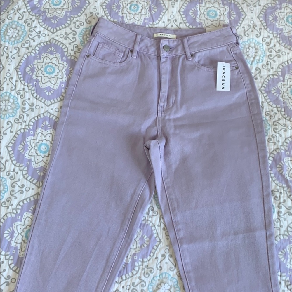 Purple Mom jeans